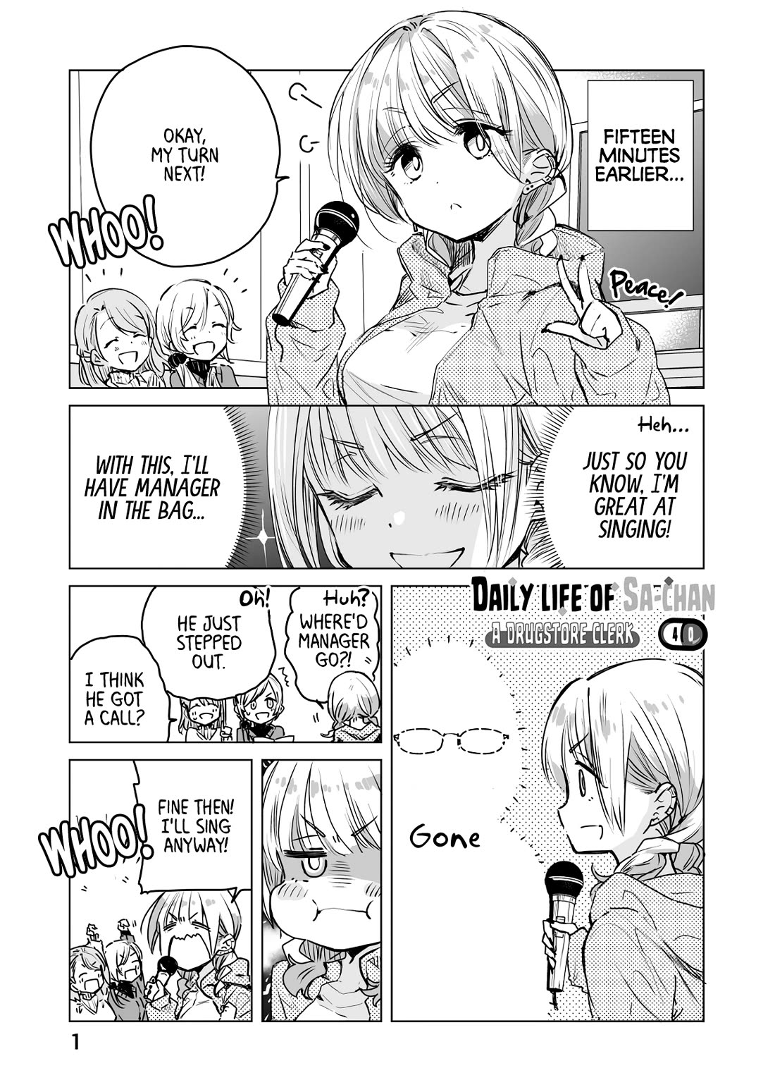 Daily Life of Sa-chan, a Drugstore Clerk Chapter 40 page 1 - Chapter 40