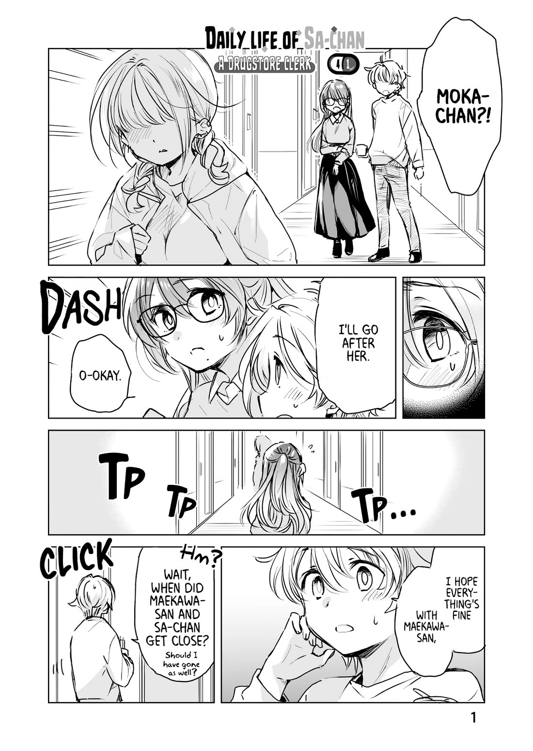 Daily Life of Sa-chan, a Drugstore Clerk Chapter 41 page 1 - Chapter 41