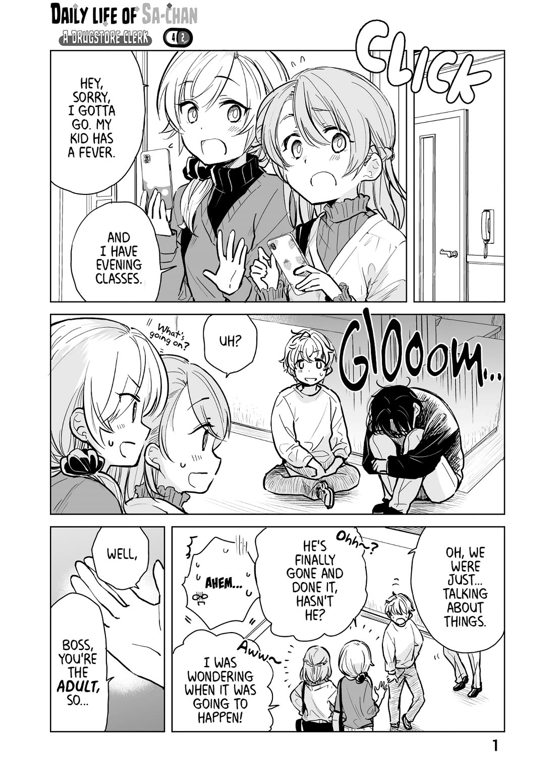 Daily Life of Sa-chan, a Drugstore Clerk Chapter 42 page 1 - Chapter 42