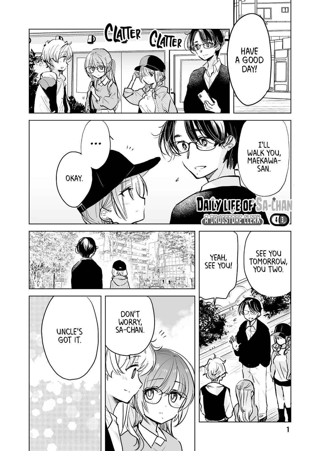 Daily Life of Sa-chan, a Drugstore Clerk Chapter 43 page 1 - Chapter 43