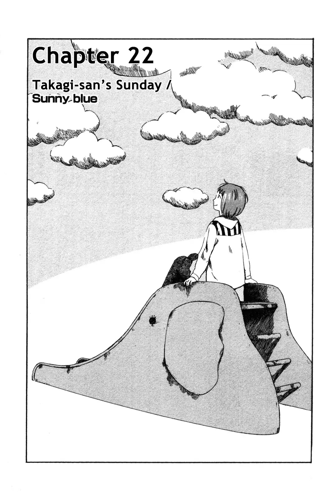 Dainana Joshikai Houkou Chapter 22 page 5 - Chapter 22 : Takagi-san's Su?nday / Sunny Blue