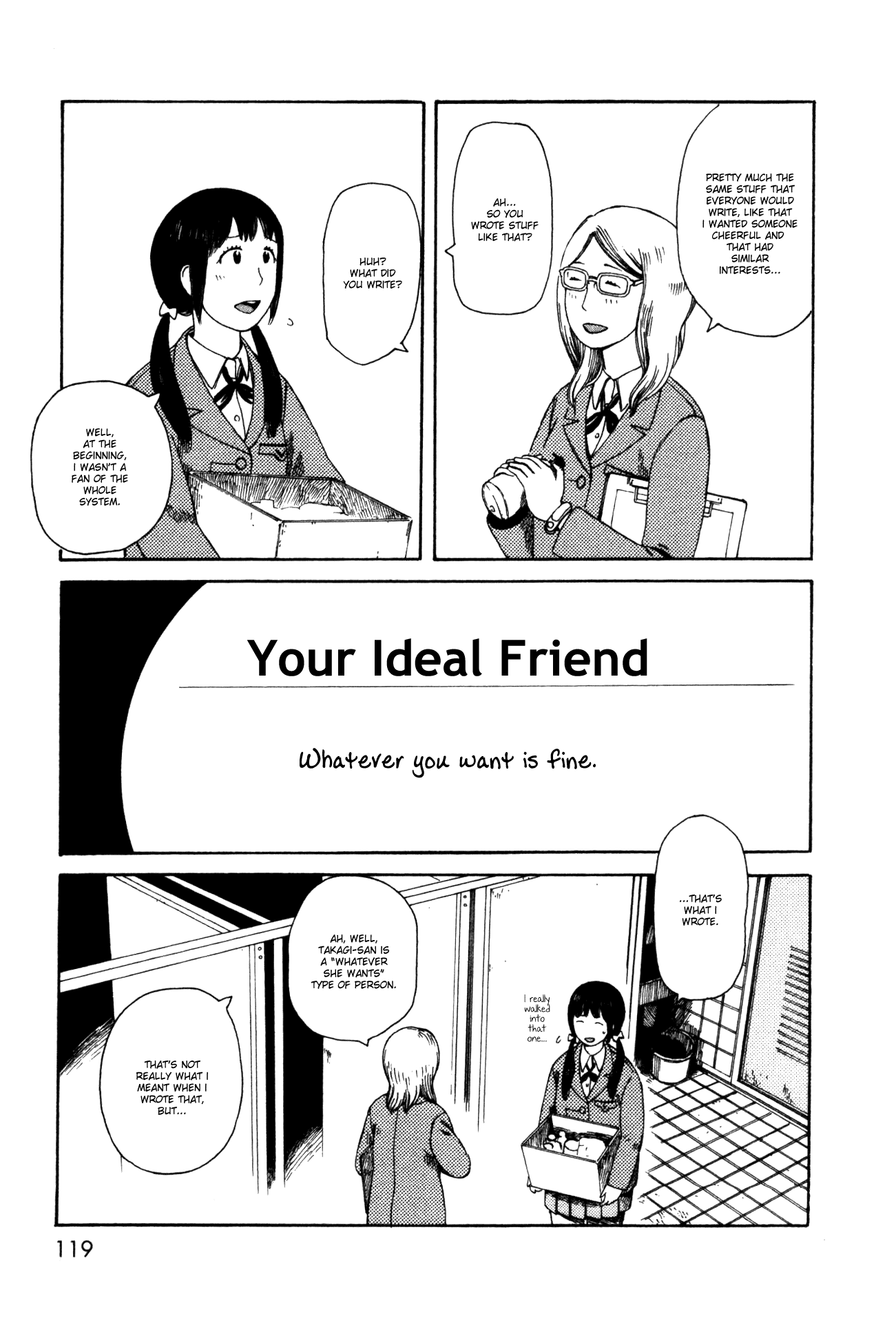 Dainana Joshikai Houkou Chapter 37 page 13 - Chapter 37 : Sharing Ring / Mind Joint