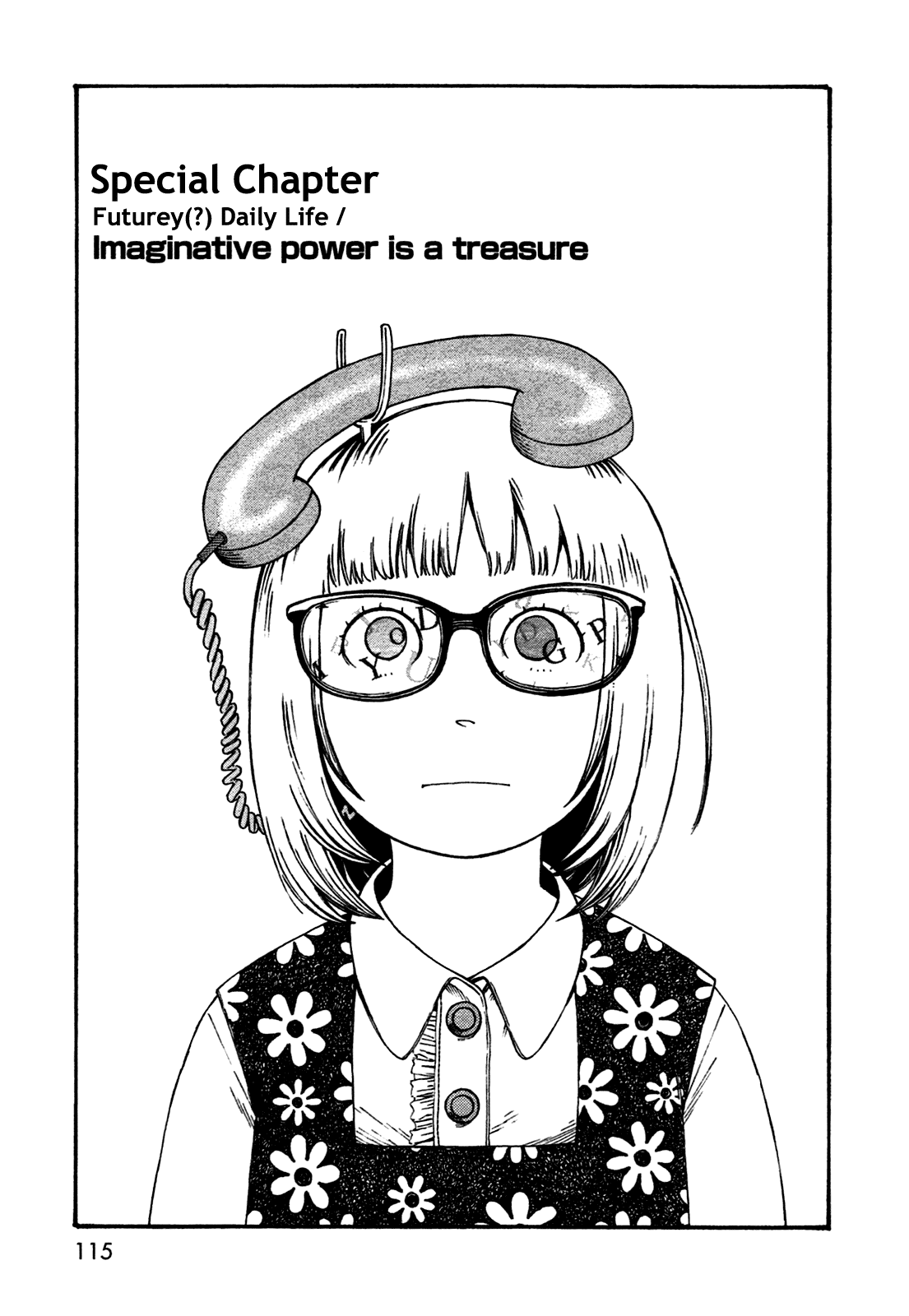 Dainana Joshikai Houkou Chapter 44.5 page 1 - Chapter 44.5: Futurey(?) Daily Life / Imaginative power is a treasure