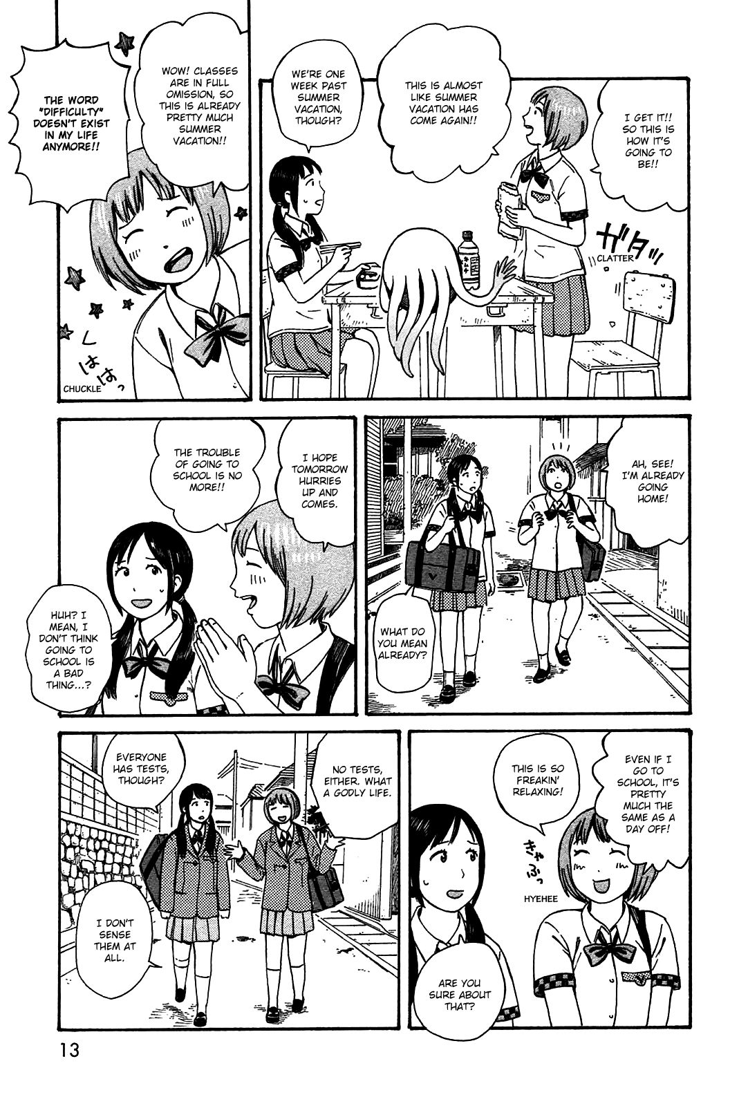 Dainana Joshikai Houkou Chapter 45 page 12 - Chapter 45: Life Omission Method / The best me programs