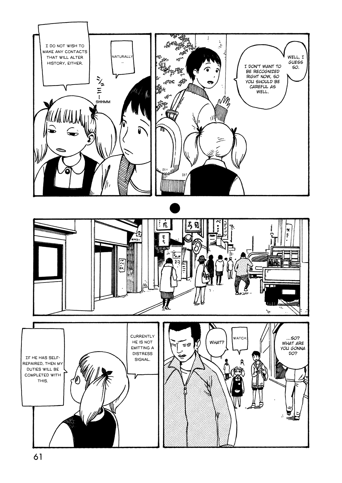 Dainana Joshikai Houkou Chapter 48 page 5 - Chapter 48: One Puzzle Piece of History / Live & peace