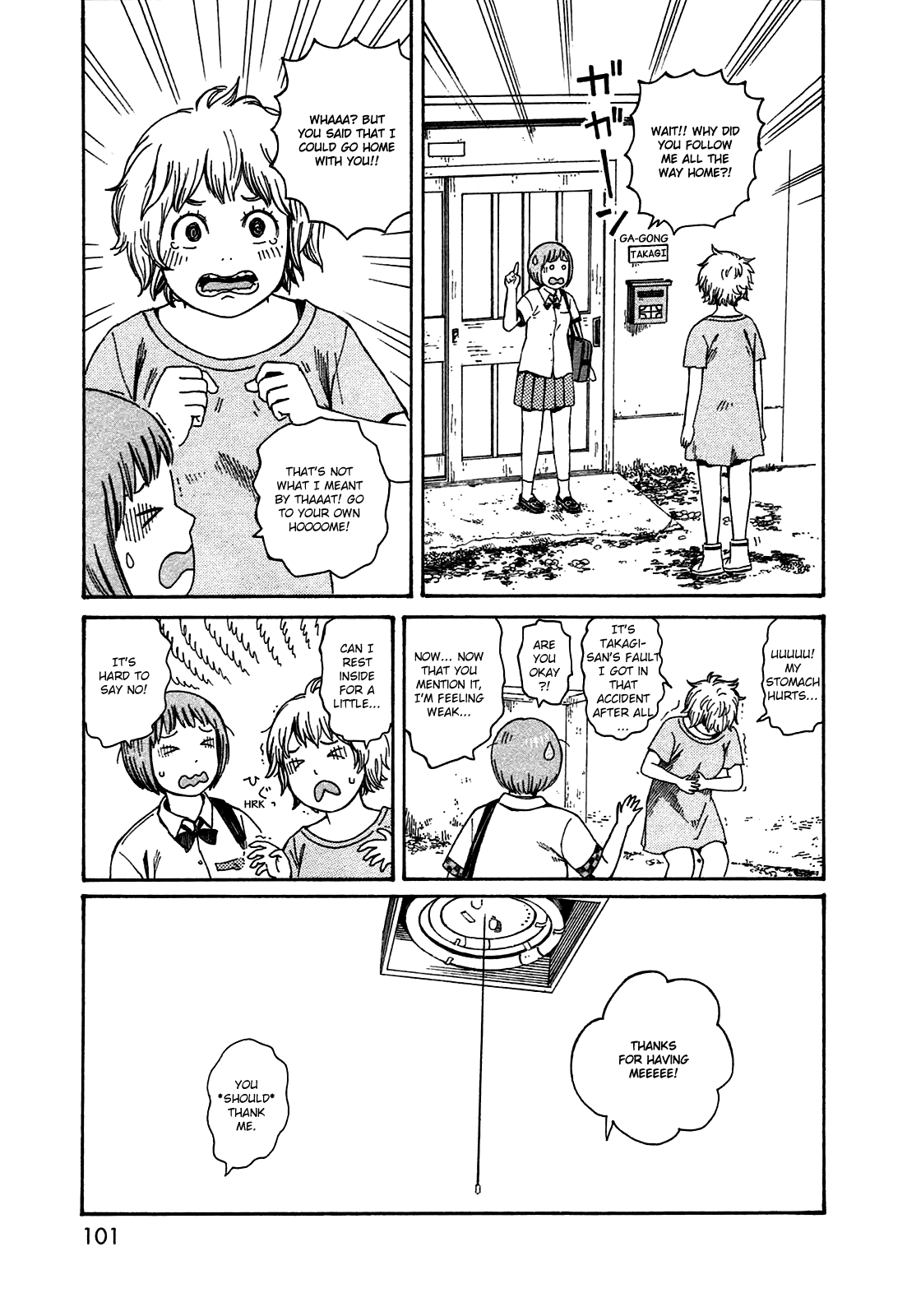 Dainana Joshikai Houkou Chapter 50.1 page 9 - Chapter 50.1: Appearance of ? / Who goes there?