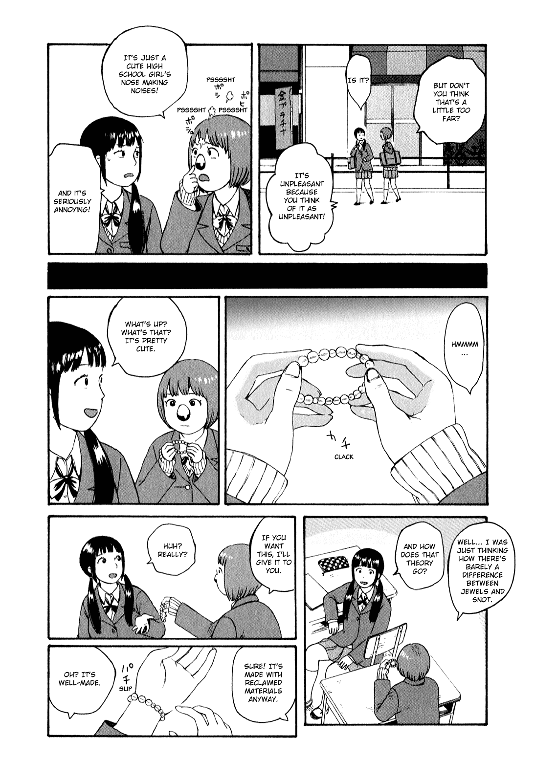 Dainana Joshikai Houkou Chapter 52 page 6 - Chapter 52: Trash Jewel / The Difference