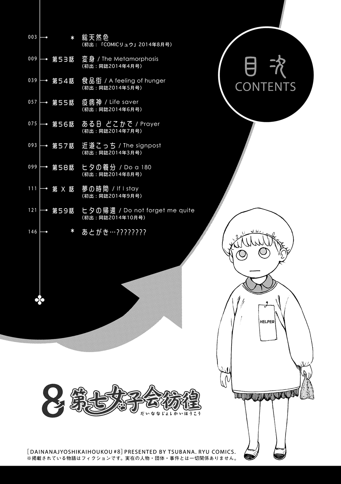 Dainana Joshikai Houkou Chapter 53 page 1 - Chapter 53: Metamorphosis / The Metamorphosis