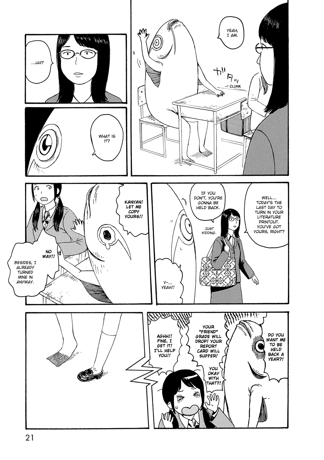 Dainana Joshikai Houkou Chapter 53 page 15 - Chapter 53: Metamorphosis / The Metamorphosis