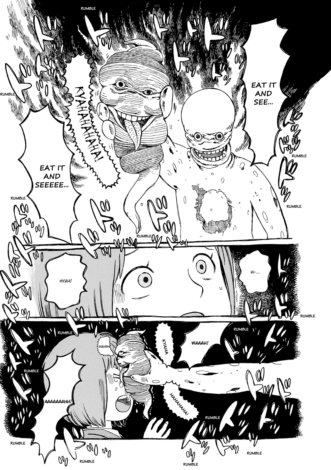 Dainana Joshikai Houkou Chapter 54 page 13 - Chapter 54: Quick Eats Market / A feeling of hunger