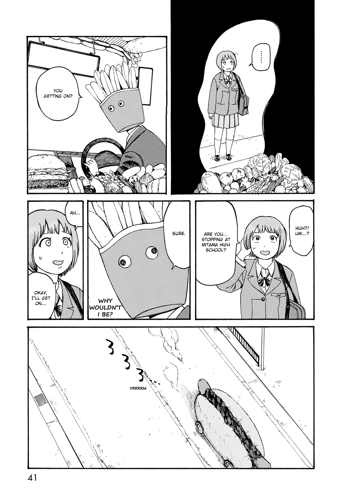 Dainana Joshikai Houkou Chapter 54 page 3 - Chapter 54: Quick Eats Market / A feeling of hunger