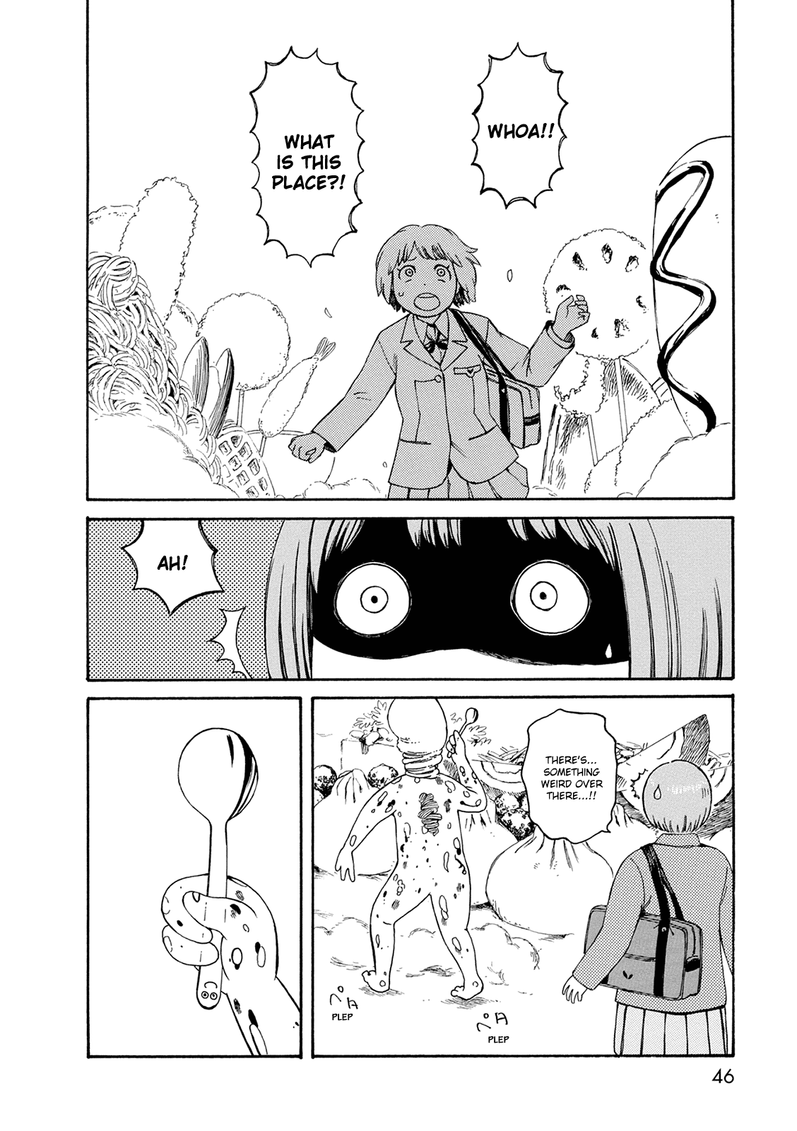 Dainana Joshikai Houkou Chapter 54 page 8 - Chapter 54: Quick Eats Market / A feeling of hunger