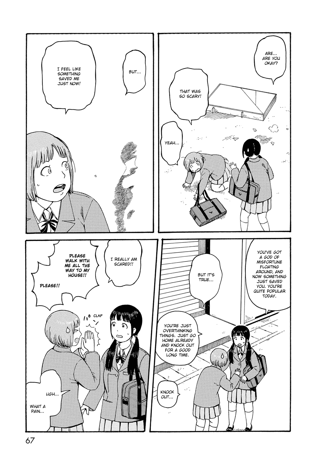 Dainana Joshikai Houkou Chapter 55 page 11 - Chapter 55: God of Misfortune / Life saver