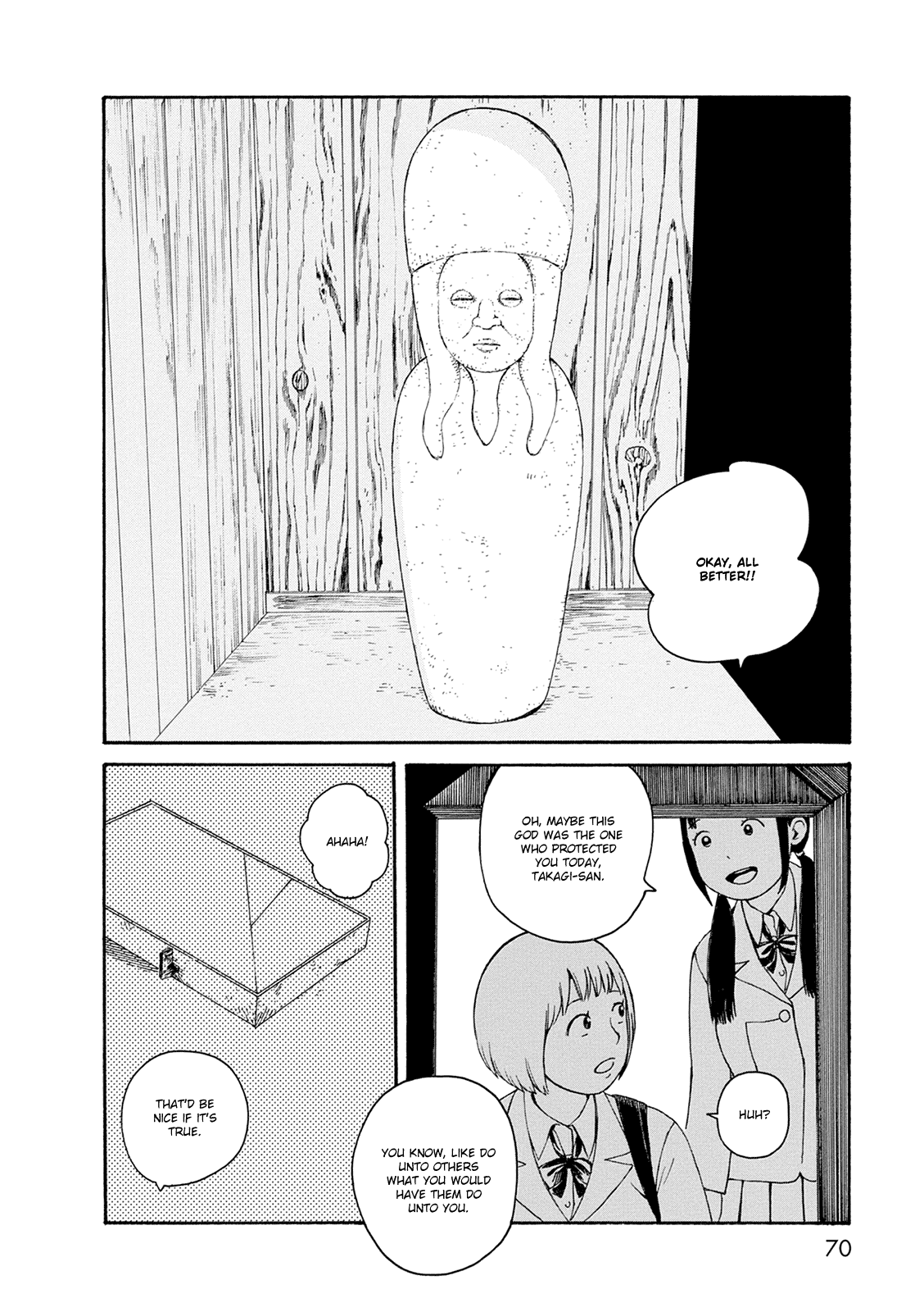 Dainana Joshikai Houkou Chapter 55 page 14 - Chapter 55: God of Misfortune / Life saver