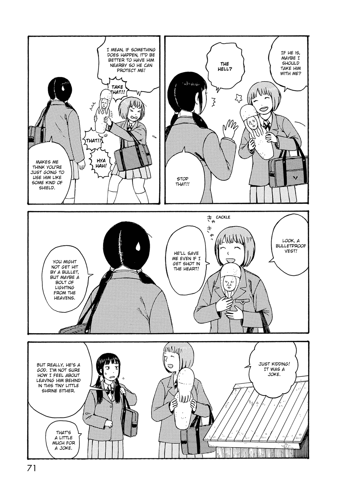 Dainana Joshikai Houkou Chapter 55 page 15 - Chapter 55: God of Misfortune / Life saver