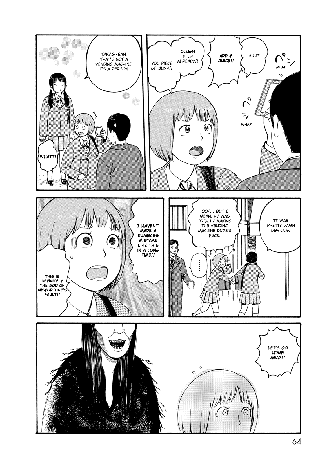 Dainana Joshikai Houkou Chapter 55 page 8 - Chapter 55: God of Misfortune / Life saver