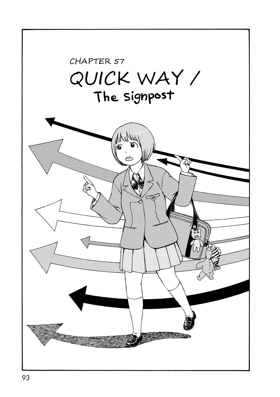 Dainana Joshikai Houkou Chapter 57 page 1 - Chapter 57: Quick Way / The signpost