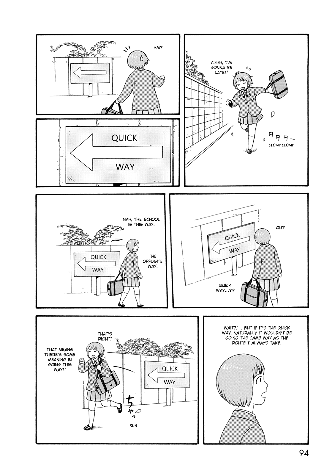 Dainana Joshikai Houkou Chapter 57 page 2 - Chapter 57: Quick Way / The signpost