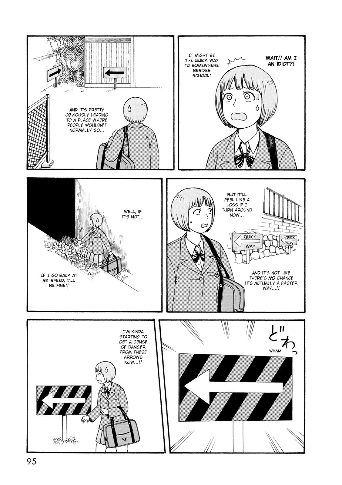 Dainana Joshikai Houkou Chapter 57 page 3 - Chapter 57: Quick Way / The signpost
