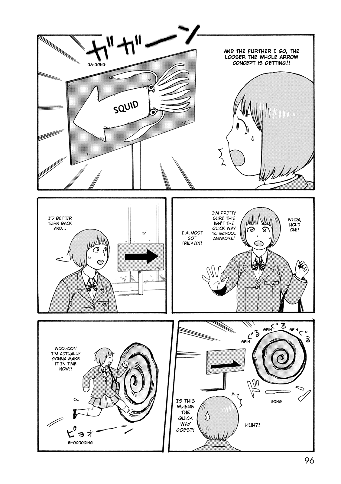 Dainana Joshikai Houkou Chapter 57 page 4 - Chapter 57: Quick Way / The signpost
