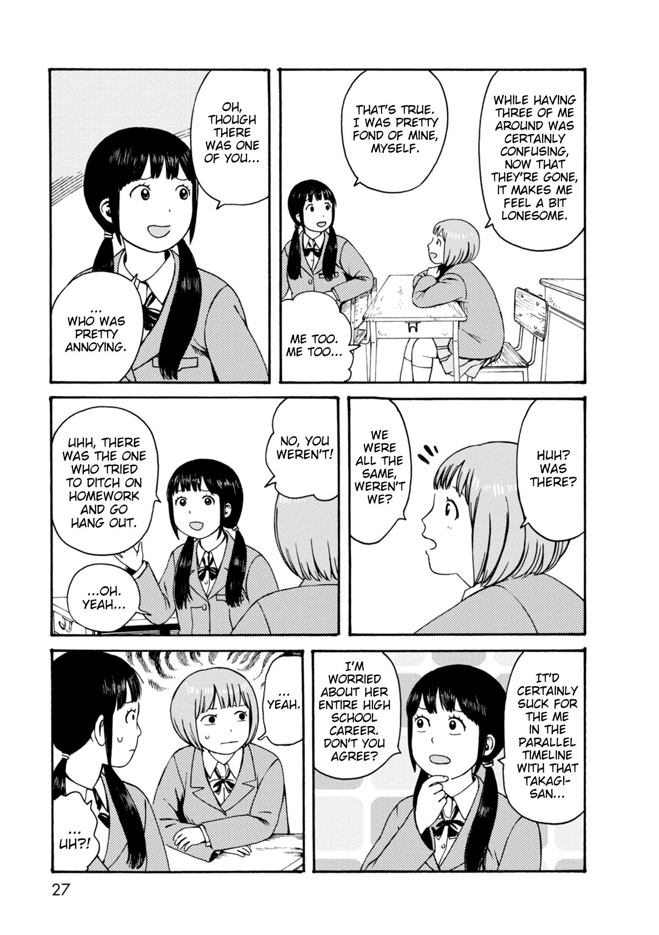 Dainana Joshikai Houkou Chapter 61 page 9 - Chapter 61: Short End of the Stick / Great misfortune