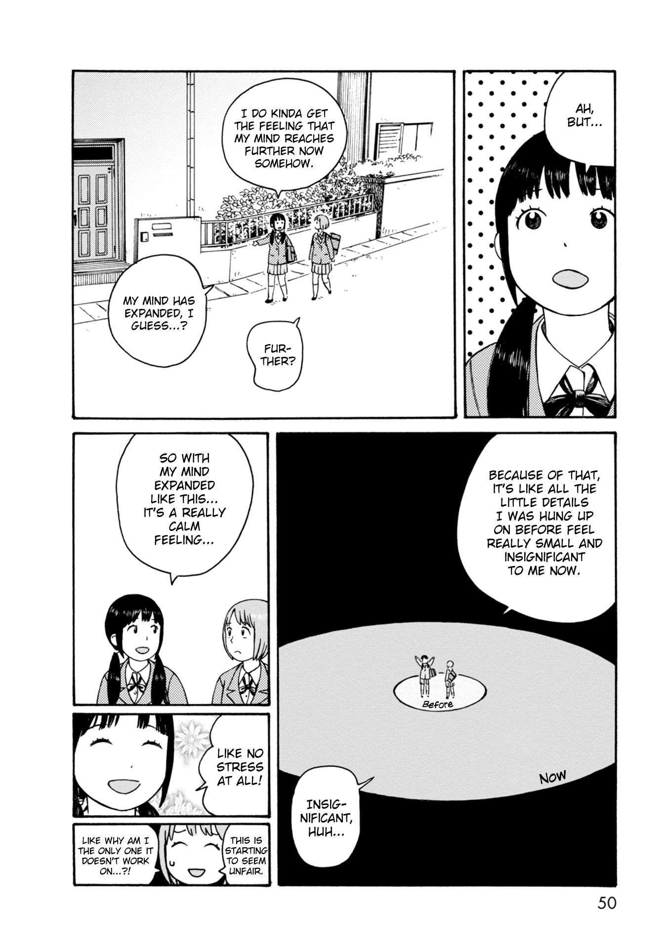 Dainana Joshikai Houkou Chapter 63 page 10 - Chapter 63: Expansion of a Kind World / Standing not sleeping