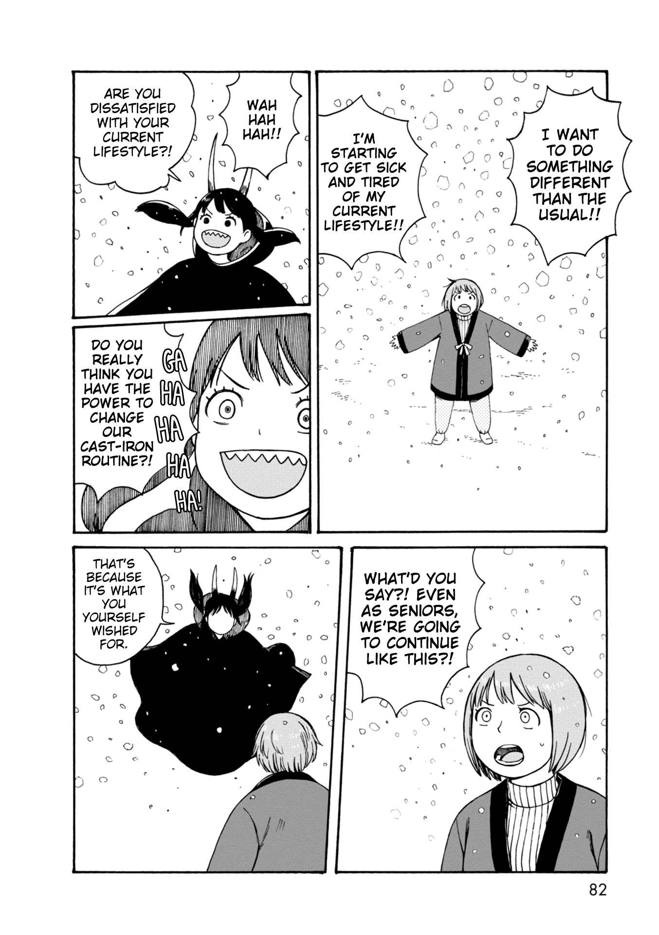 Dainana Joshikai Houkou Chapter 65 page 12 - Chapter 65: Demise in the Kotatsu / Let's die together