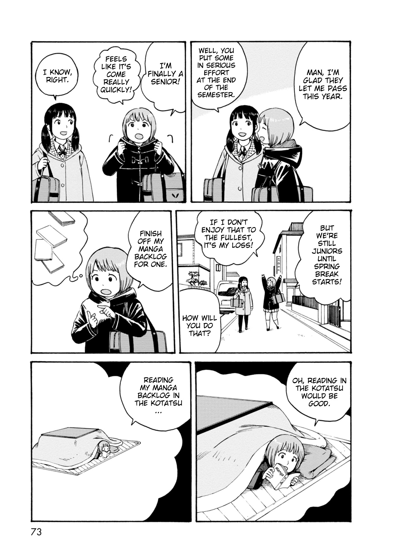 Dainana Joshikai Houkou Chapter 65 page 3 - Chapter 65: Demise in the Kotatsu / Let's die together