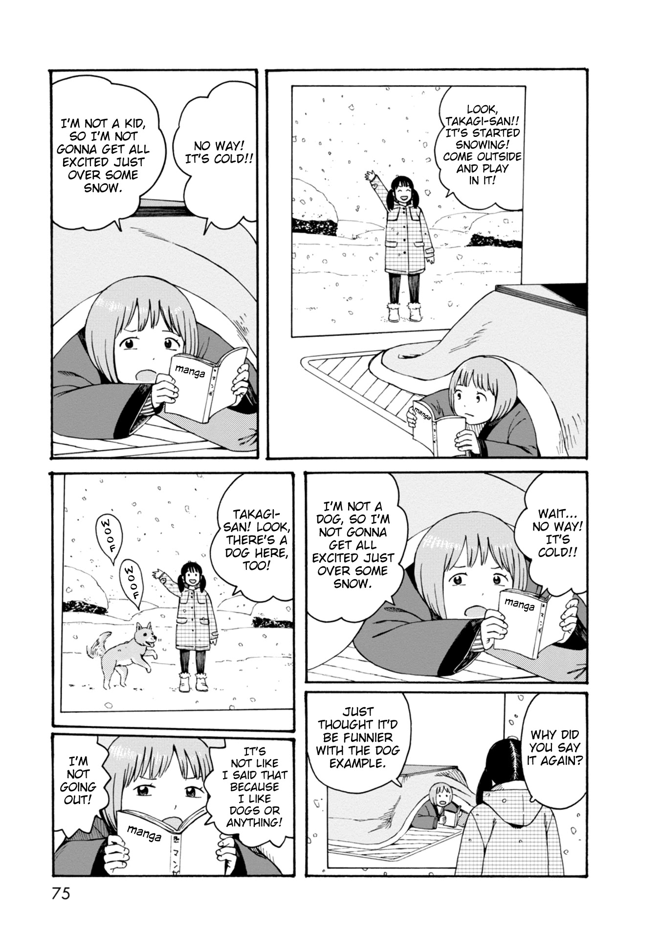 Dainana Joshikai Houkou Chapter 65 page 5 - Chapter 65: Demise in the Kotatsu / Let's die together