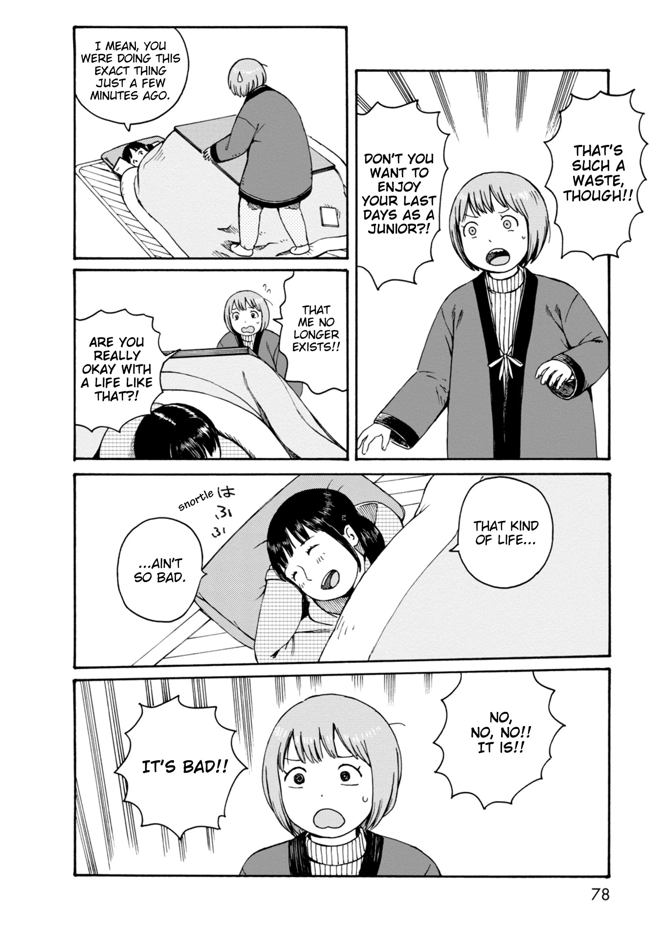 Dainana Joshikai Houkou Chapter 65 page 8 - Chapter 65: Demise in the Kotatsu / Let's die together