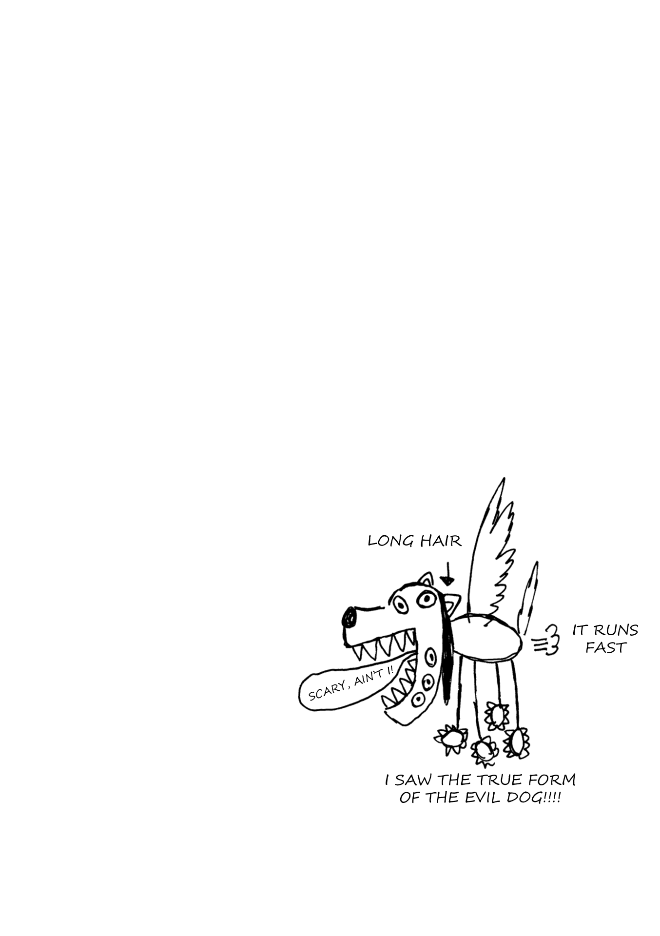 Dainana Joshikai Houkou Chapter 66 page 22 - Chapter 66: The Dog From Hell / The hell house