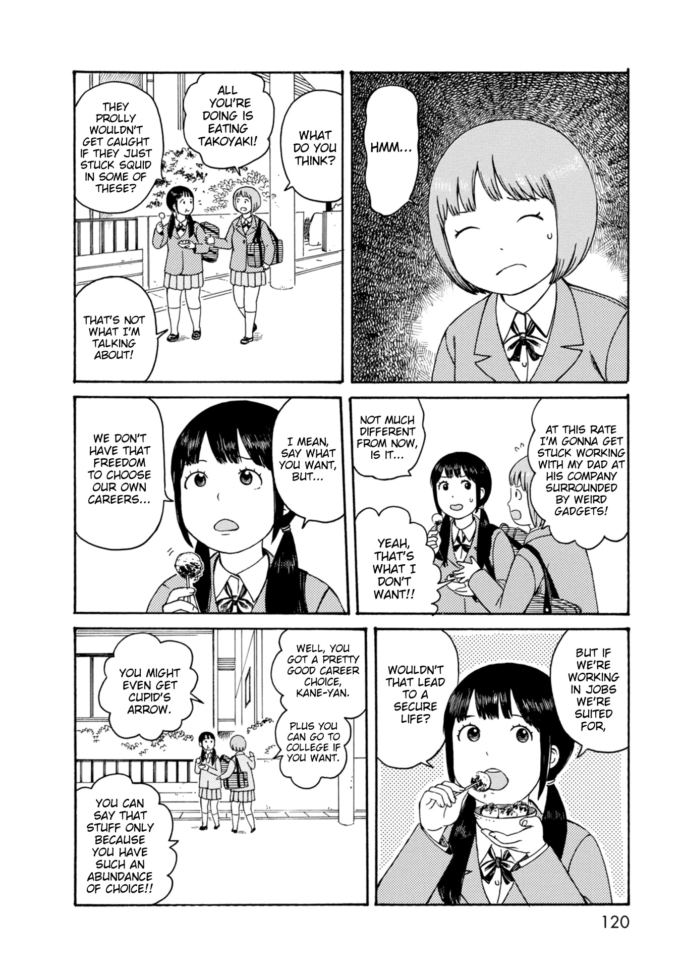 Dainana Joshikai Houkou Chapter 67 page 10 - Chapter 67: Is Your Future Decided? / There is no smoke without fire