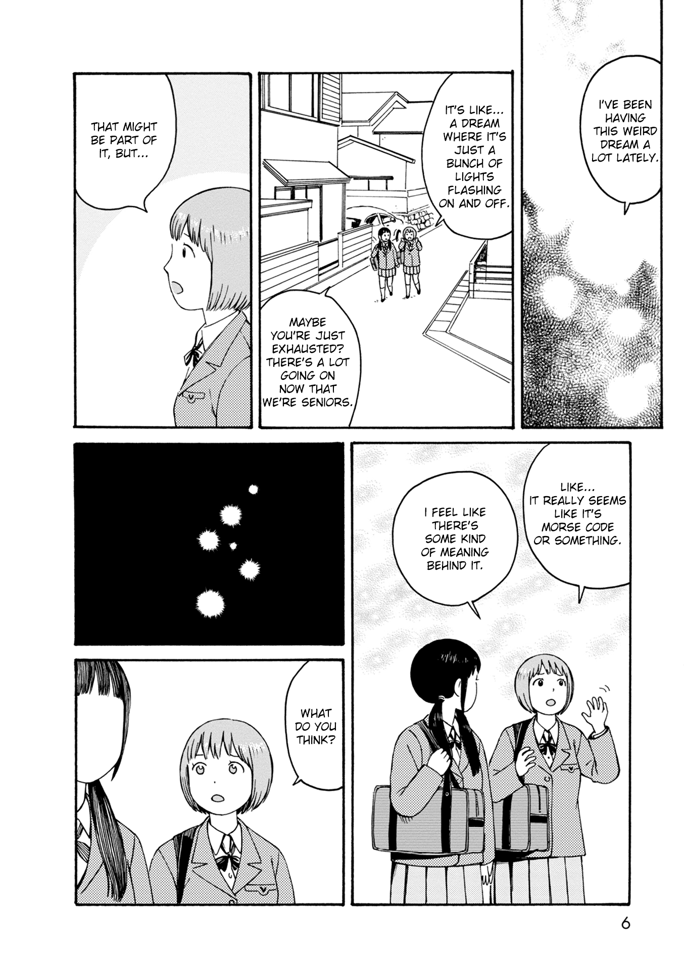 Dainana Joshikai Houkou Chapter 69 page 6 - Chapter 69: Flashing / Blinking signal