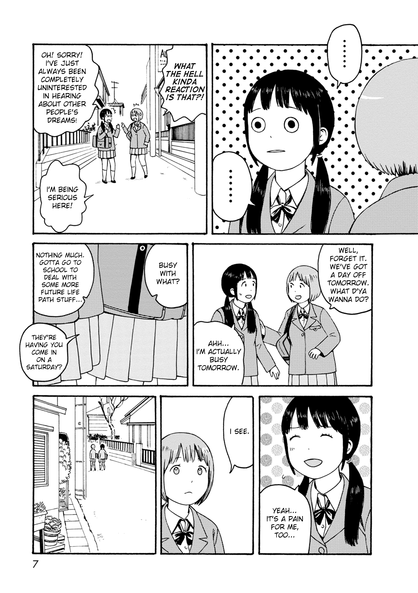 Dainana Joshikai Houkou Chapter 69 page 7 - Chapter 69: Flashing / Blinking signal