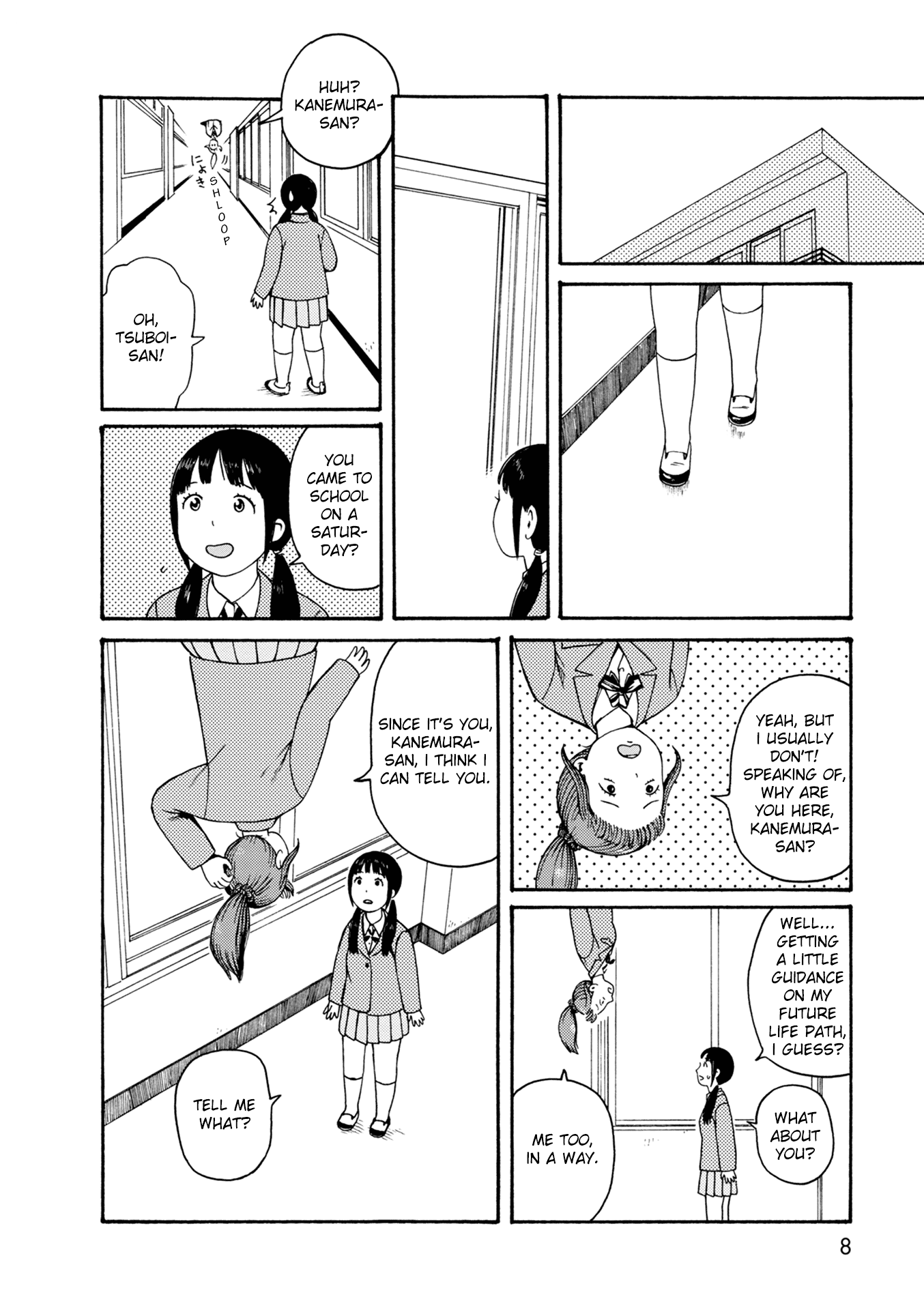 Dainana Joshikai Houkou Chapter 69 page 8 - Chapter 69: Flashing / Blinking signal