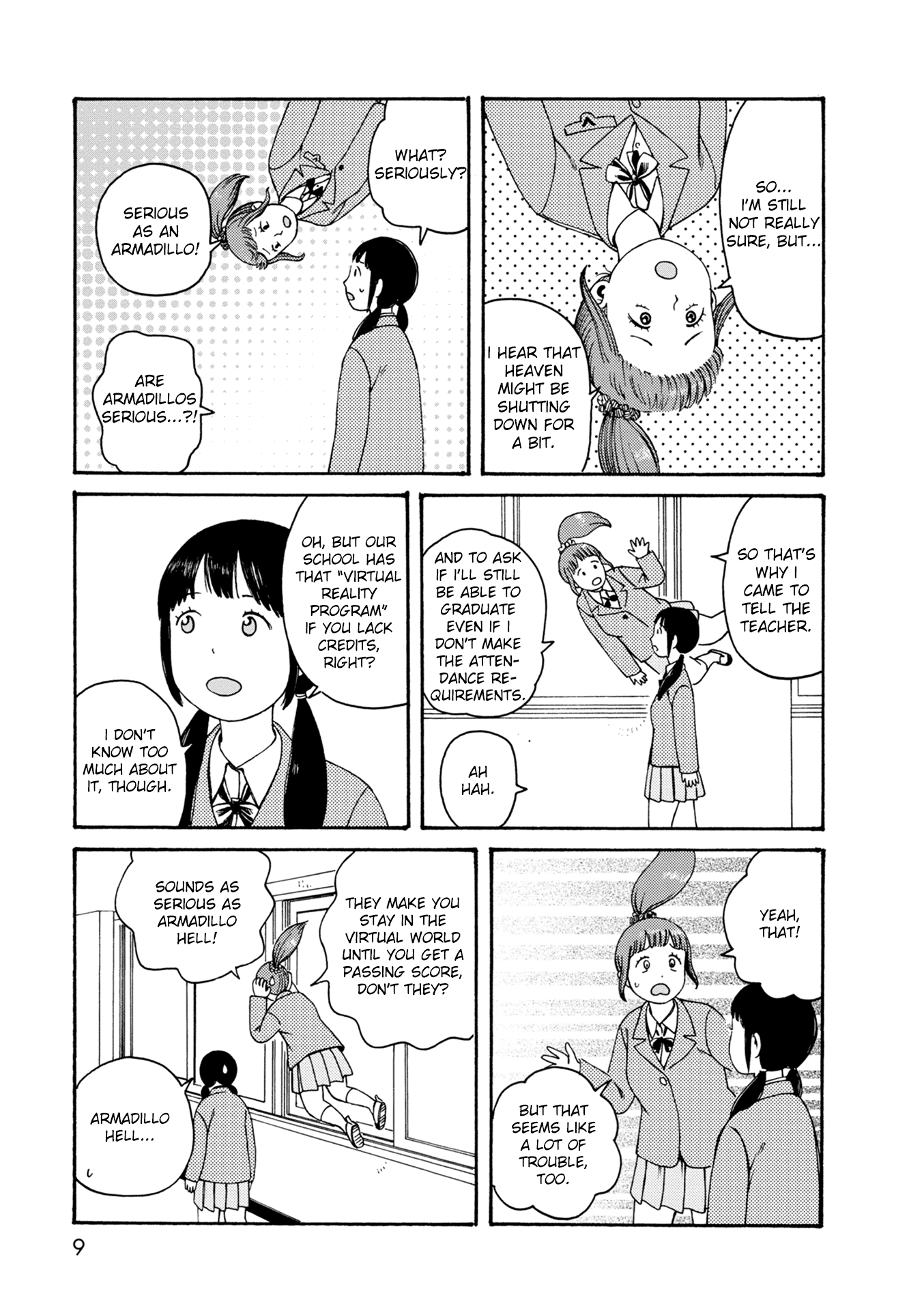 Dainana Joshikai Houkou Chapter 69 page 9 - Chapter 69: Flashing / Blinking signal