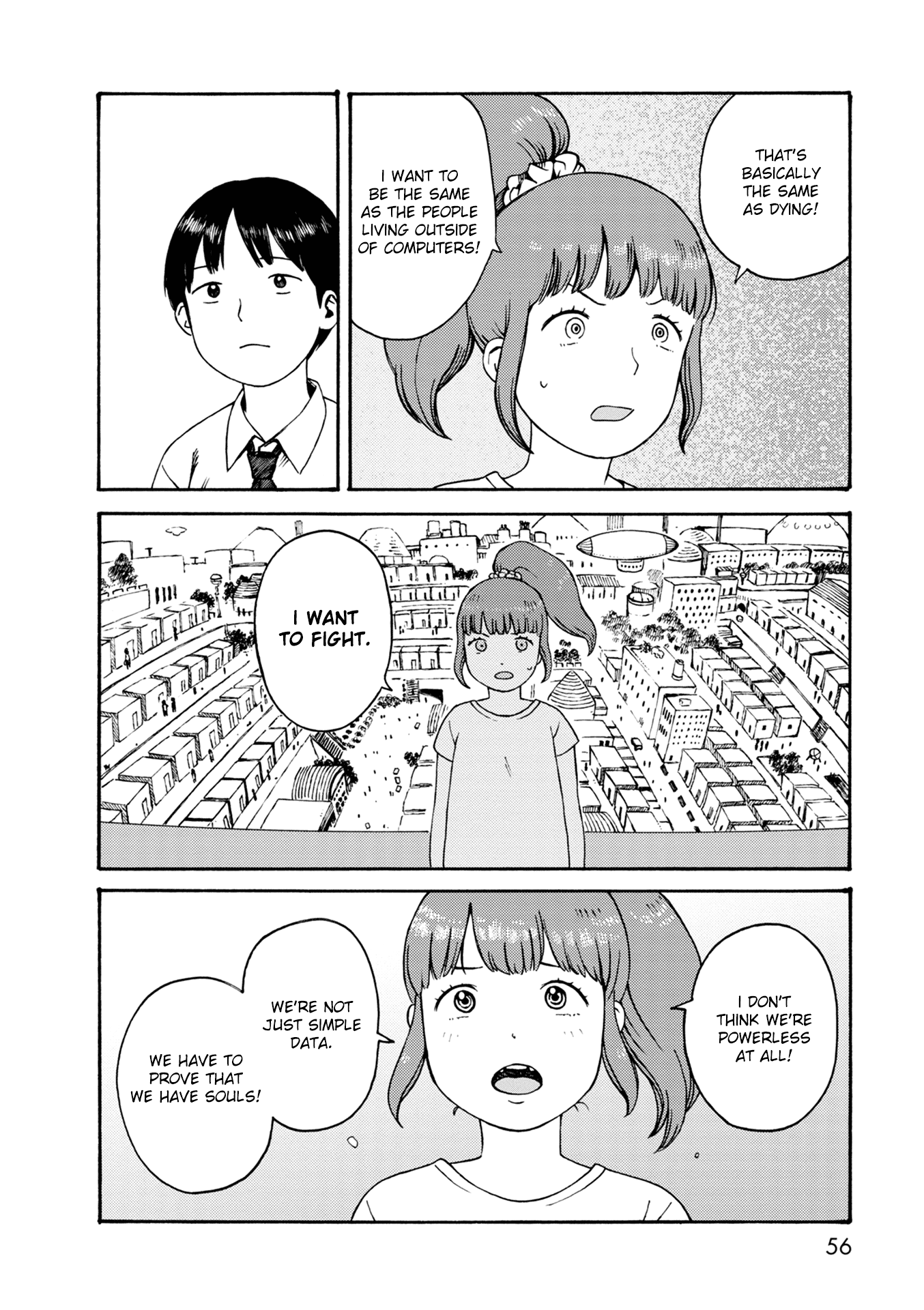 Dainana Joshikai Houkou Chapter 72 page 4 - Chapter 72: Powerless People / A mill cannot grind with the water that is past