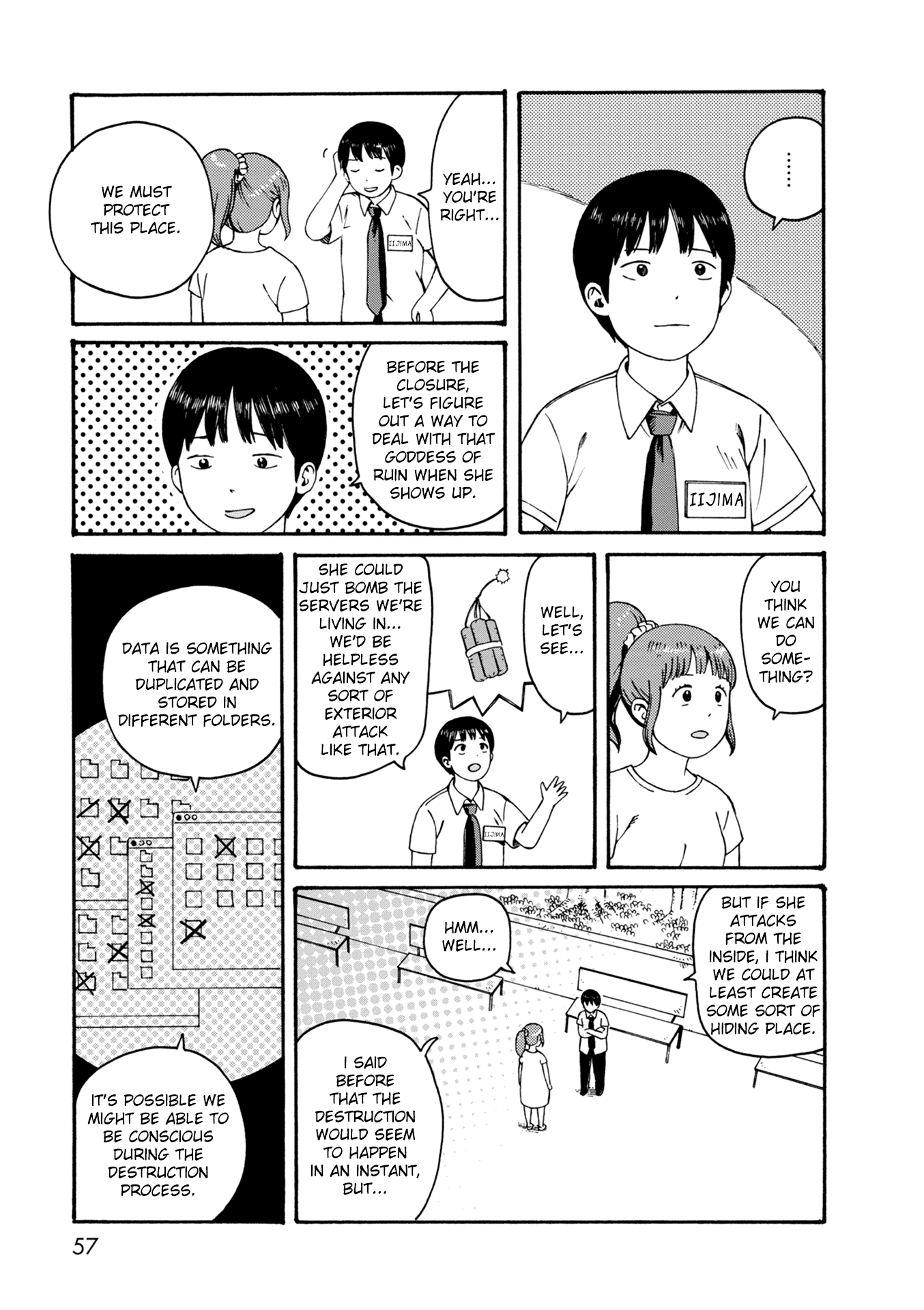 Dainana Joshikai Houkou Chapter 72 page 5 - Chapter 72: Powerless People / A mill cannot grind with the water that is past