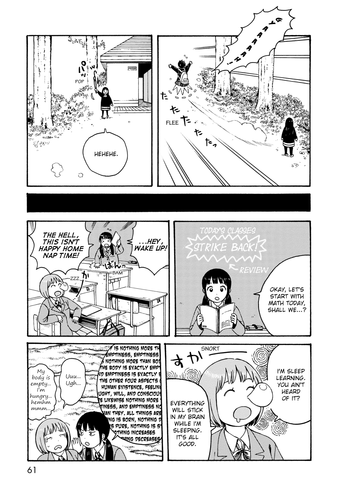 Dainana Joshikai Houkou Chapter 72 page 9 - Chapter 72: Powerless People / A mill cannot grind with the water that is past