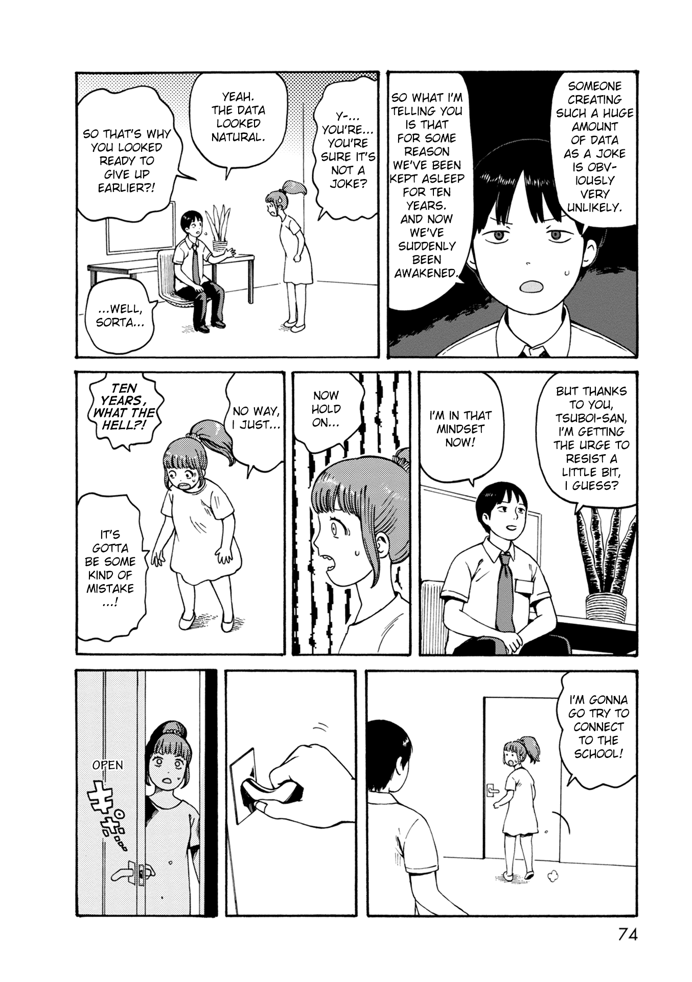 Dainana Joshikai Houkou Chapter 73 page 8 - Chapter 73: To the End of That World / Welcome to reality