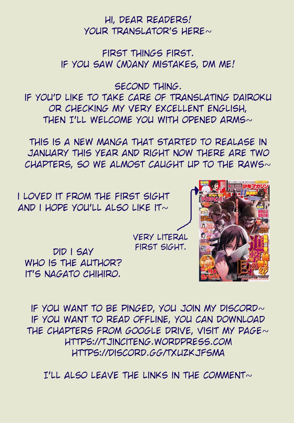 Dairoku Sense Chapter 1 page 65 - Chapter 1: Two people, encounter, lack of luck