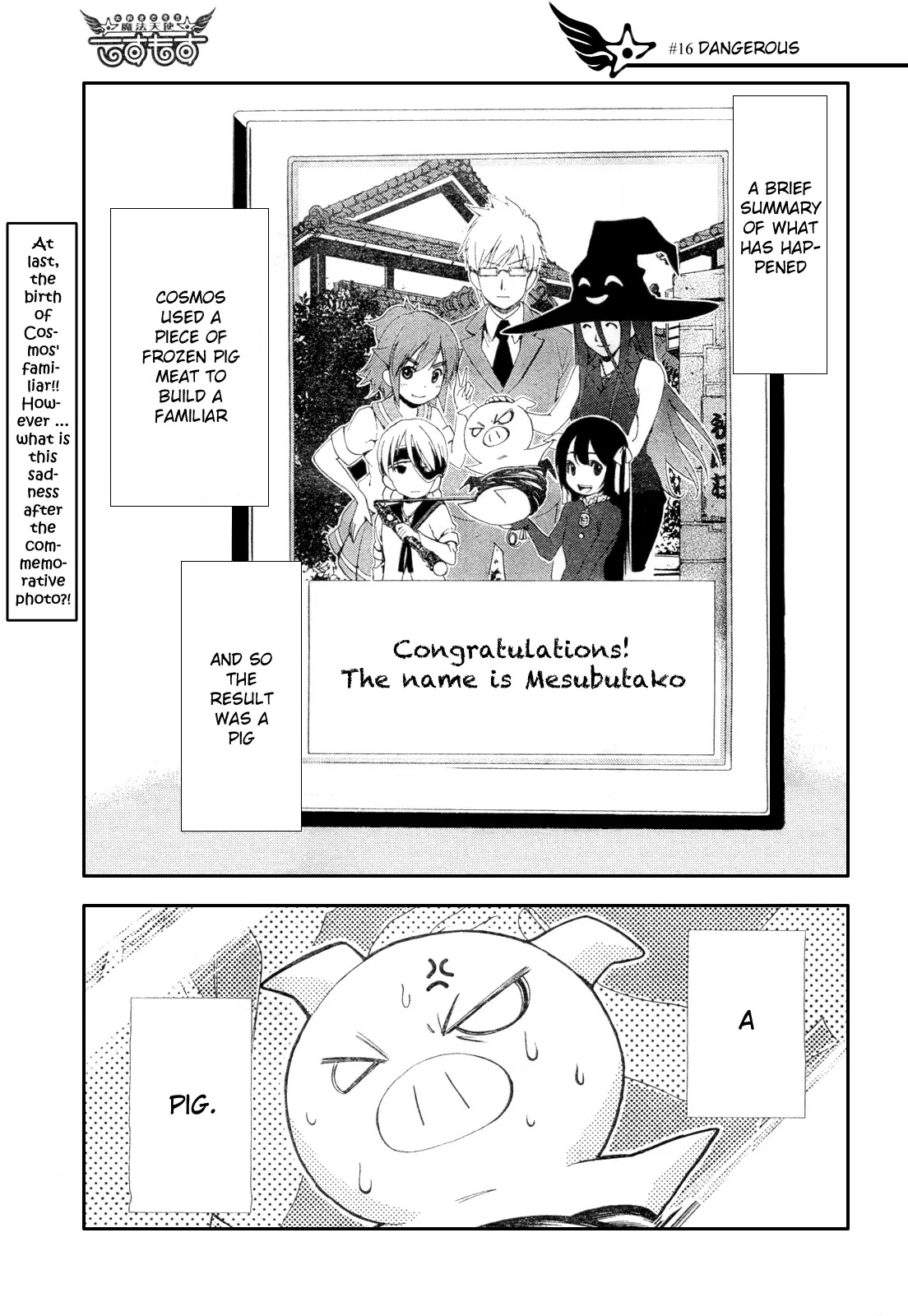 Daisuki desu!! Mahou Tenshi Kosumasu Chapter 16 page 1 - Chapter 16: Dangerous