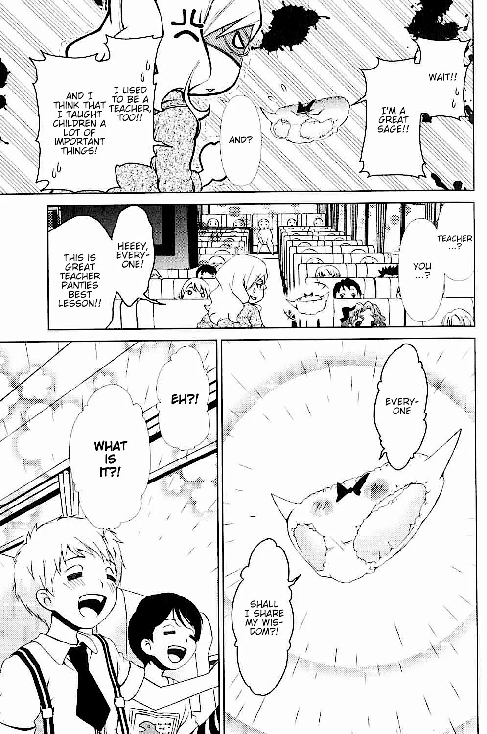 Daisuki desu!! Mahou Tenshi Kosumasu Chapter 18 page 12 - Chapter 18: Great Teacher Panties