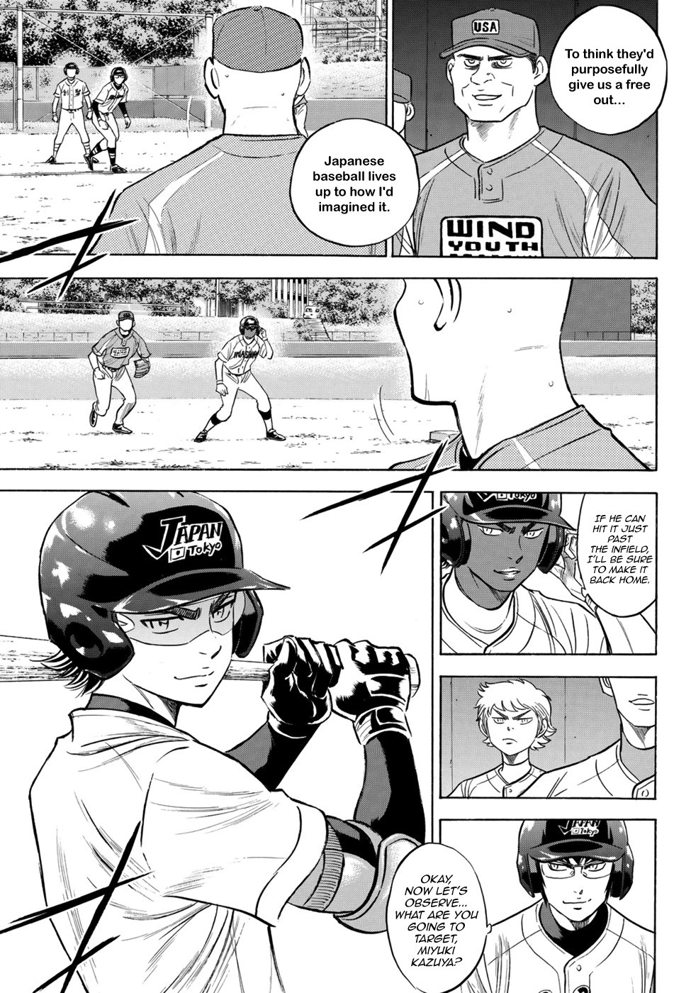 Daiya no A - Act II Chapter 104 page 7 - Chapter 104: Japanese Samurai