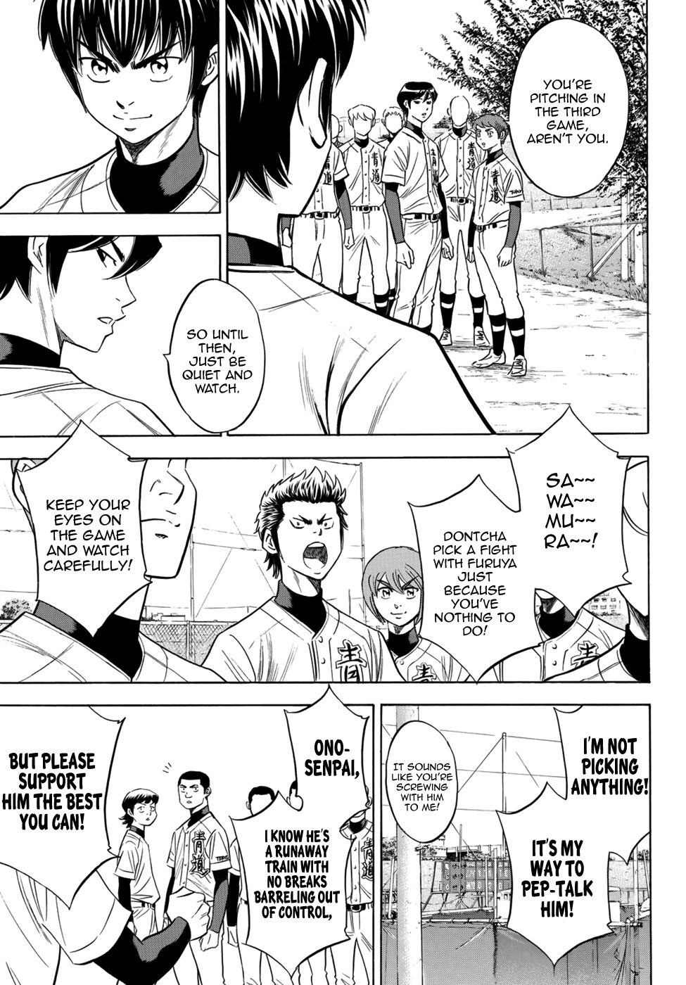 Daiya no A - Act II Chapter 105 page 5 - Chapter 105: Because He's Awesome