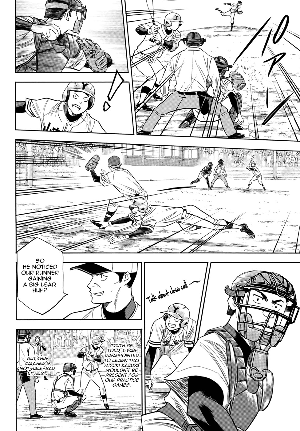 Daiya no A - Act II Chapter 110 page 10 - Chapter 110: As a Catcher