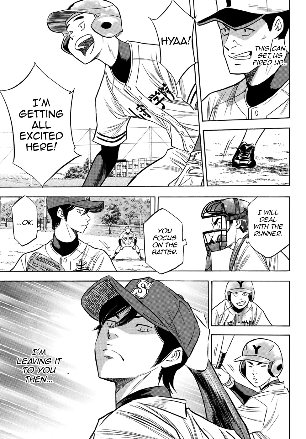 Daiya no A - Act II Chapter 110 page 11 - Chapter 110: As a Catcher