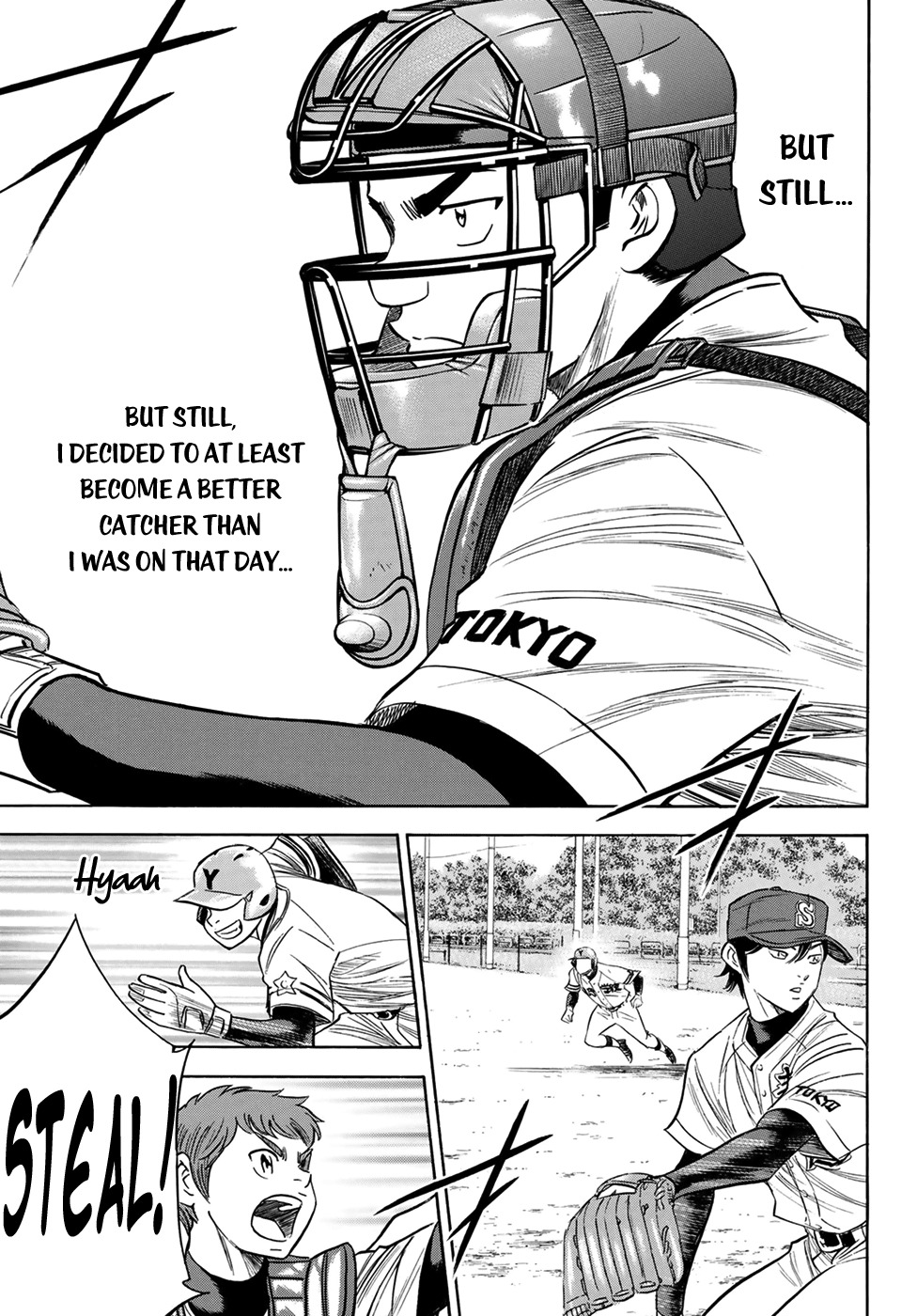 Daiya no A - Act II Chapter 110 page 17 - Chapter 110: As a Catcher