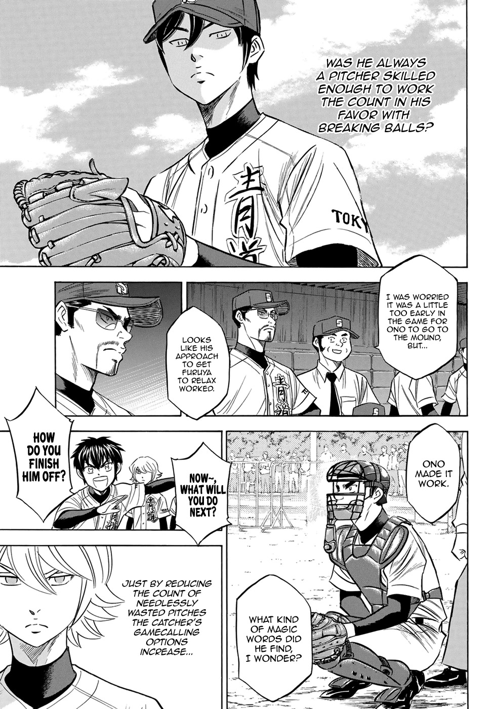 Daiya no A - Act II Chapter 110 page 5 - Chapter 110: As a Catcher