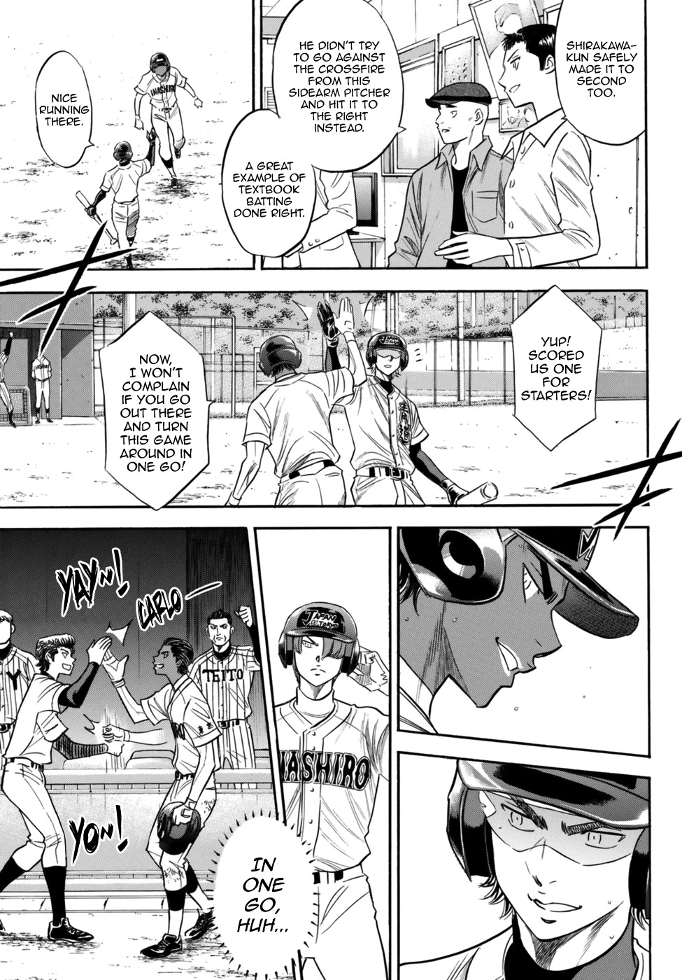 Daiya no A - Act II Chapter 113 page 13 - Chapter 113: How the Invincible Think